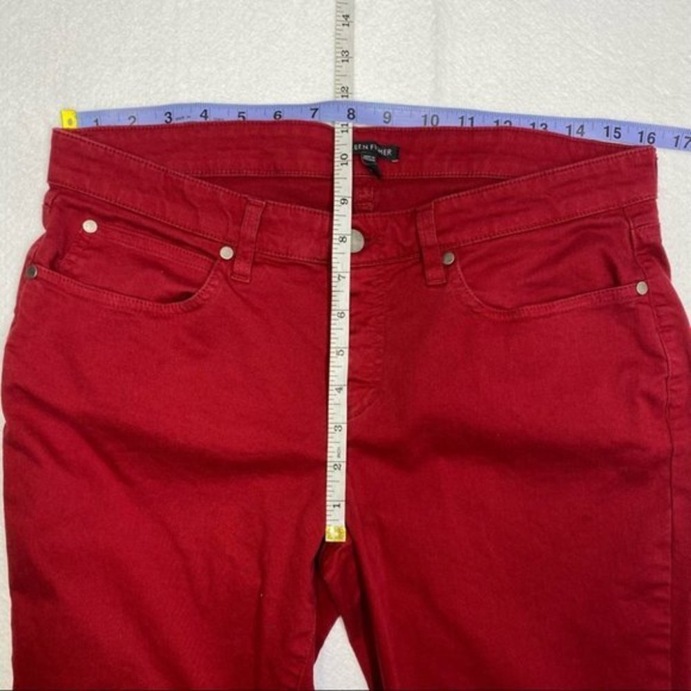 Eileen Fisher Mid Rise Organic Cotton Jeans‎ Size 8 - Picture 3 of 9